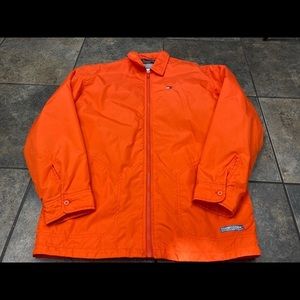 Tommy Hilfiger Orange Lightweight Full Zip Jacket Size Large